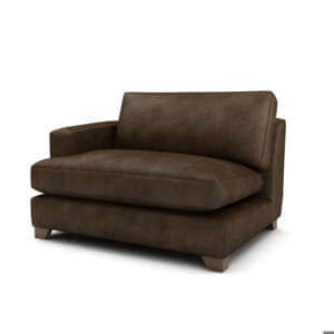 Lounge Company Lola Large Left Arm Unit - Leather